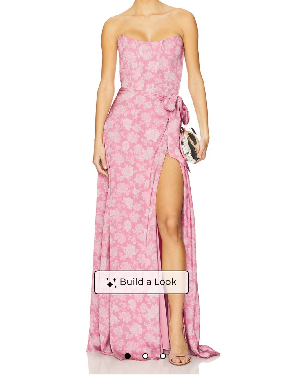 V. Chapman Cecilia Dress in Pink Peony Print